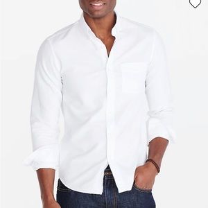 J. Crew White Flex Oxford Tall Men’s